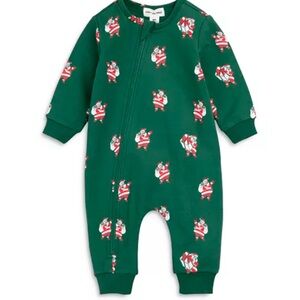 Baby Miles the Label Sleighing It Print Christmas One Piece